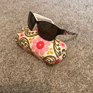 Vera Bradley sunglasses and case